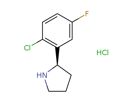 (R)-2-(2-chloro-5-fluorophenyl)pyrrolidine hydrochloride(1443538-48-4)