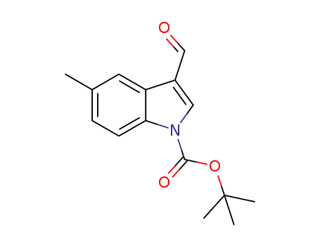 Molecular Structure of 914348-94-0 (1-Boc-5-methyl-3-formylindole)