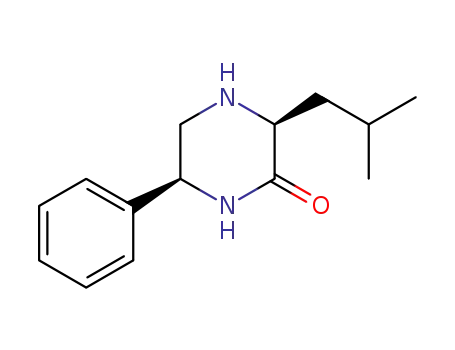 (3S,6S)-3-isobutyl-6-phenylpiperazin-2-one