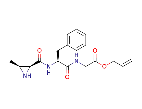 allyl 2-((S)-2-((2S,3S)-3-methylaziridine-2-carboxamido)-3-phenylpropanamido)acetate