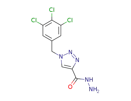 1-(3,4,5-trichlorobenzyl)-1H-1,2,3-triazole-4-carbohydrazide