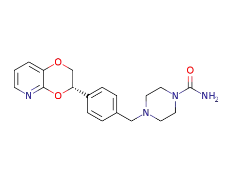4-{4-[(3S)-2,3-dihydro[1,4]dioxino[2,3-b]pyridin-3-yl]benzyl}piperazine-1-carboxamide