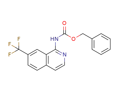 benzyl (7-(trifluoromethyl)isoquinolin-1-yl)carbamate