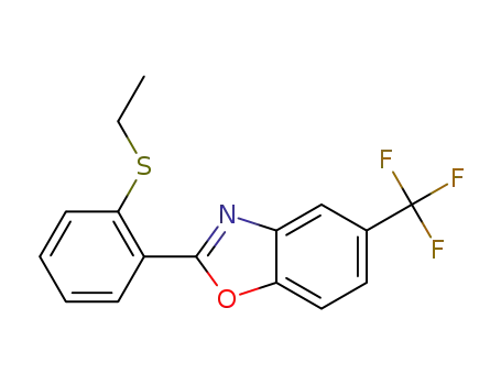 2-(2-ethyl-sulfanyl-phenyl)-5-trifluoromethyl-benzoxazole