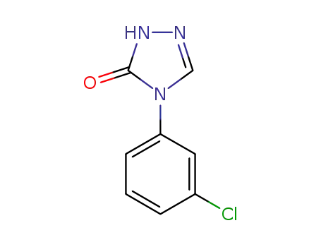 Molecular Structure of 80240-38-6 (4-(3-Chlorophenyl)-2,4-dihydro-3H-1,2,4-triazol-3-one)