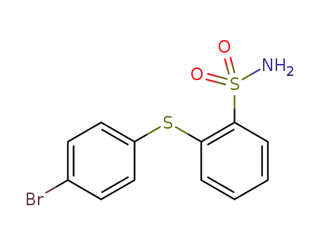 Molecular Structure of 64939-46-4 (Benzenesulfonamide, 2-[(4-bromophenyl)thio]-)