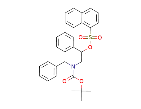 2-(benzyl(tert-butoxycarbonyl)amino)-1-phenylethyl naphthalene-1-sulfonate