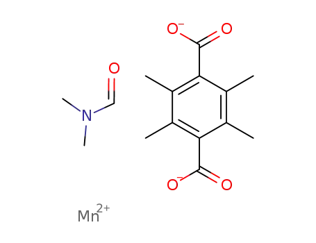 [Mn(tetramethylterephthalic acid(-2H))(dimethylformamide)]<sub>n</sub>