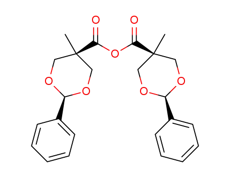 Molecular Structure of 1257583-43-9 (cis-5-methyl-2-phenyl-1,3-dioxane-5-carboxylic anhydride)