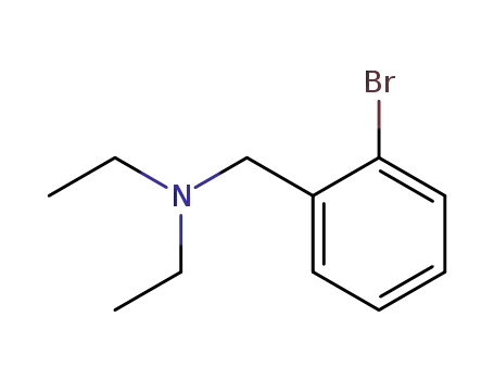 Molecular Structure of 91428-19-2 (2-(DIETHYLAMINOMETHYL)-BROMOBENZENE)