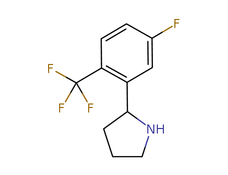 (2S)-2-[5-FLUORO-2-(TRIFLUOROMETHYL)PHENYL]PYRROLIDINE