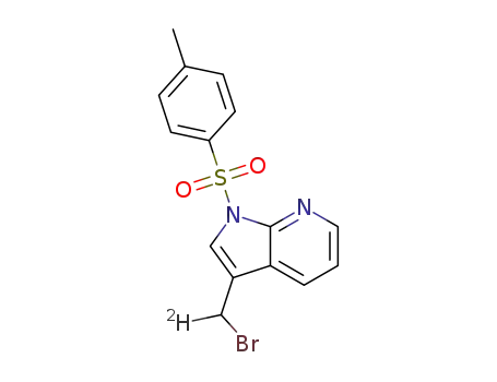 3-[bromo(deuterio)methyl]-1-(p-tolylsulfonyl)pyrrolo[2,3-b]pyridine