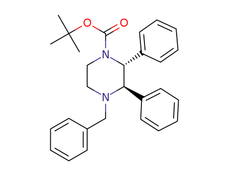 (R,R)-tert-butyl-4-benzyl-2,3-diphenyl-1-piperazinecarboxylate