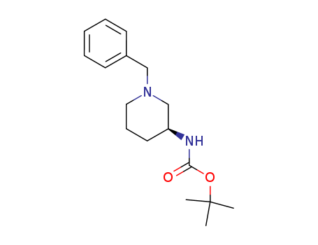 (R)-(1-Benzyl-piperidin-3-yl)-carbamic acid tert-butyl ester  /   (R)-1-Benzyl-3-N-Boc-aminopiperidine