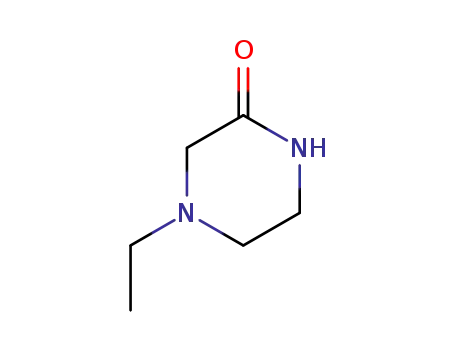 Molecular Structure of 155595-73-6 (Piperazinone, 4-ethyl- (9CI))