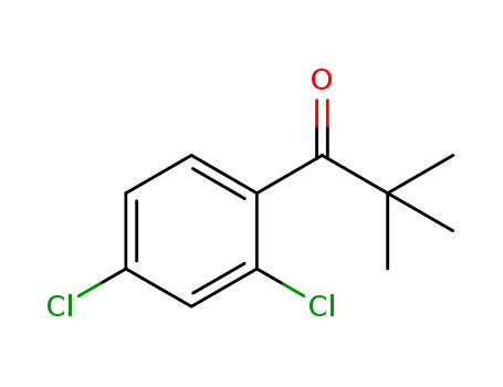 Molecular Structure of 898766-57-9 (2',4'-DICHLORO-2,2-DIMETHYLPROPIOPHENONE)