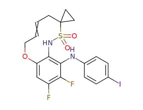 C<sub>19</sub>H<sub>17</sub>F<sub>2</sub>IN<sub>2</sub>O<sub>3</sub>S