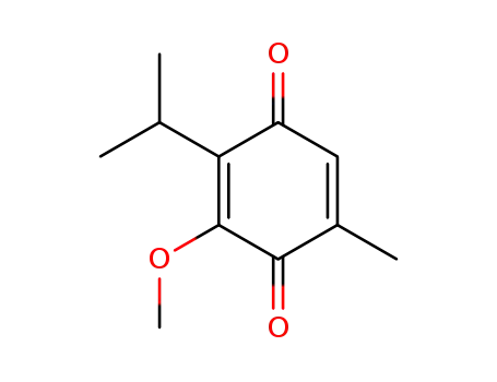 2-isopropyl-3-methoxy-5-methyl-1,4-benzoquinone