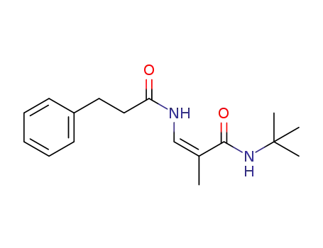 (Z)-N-tert-butyl-2-methyl-3-(3-phenylpropanamido)acrylamide