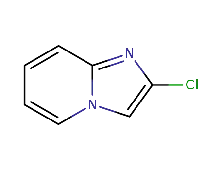 Molecular Structure of 3999-05-1 (Imidazo[1,2-a]pyridine,2-chloro-)