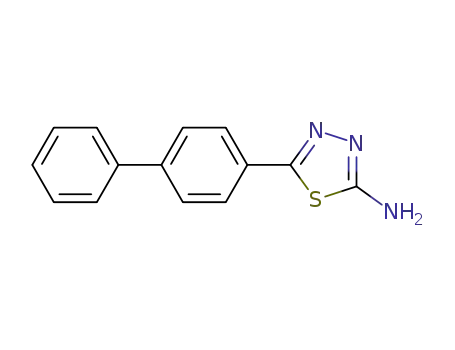 Molecular Structure of 70057-66-8 (5-BIPHENYL-4-YL-[1,3,4]THIADIAZOL-2-YLAMINE)