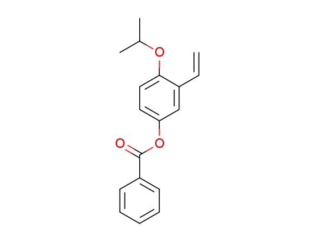 3-ethenyl-4-(propan-2-yloxy)phenyl benzoate