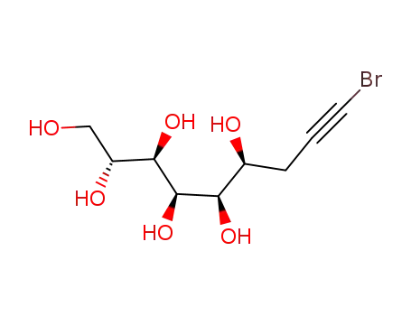 1-bromo-1,2,3-trideoxy-D-glycero-D-galacto-1-yno-nonitol