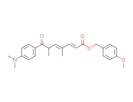 (±)-(2E,4E)-methoxybenzyl 7-(4-(dimethylamino)phenyl)-4,6-dimethyl-7-oxohepta-2,4-dienoate