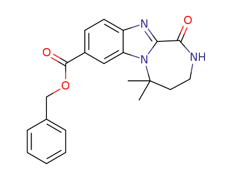 benzyl 5,5-dimethyl-1-oxo-2,3,4,5-tetrahydro-1H-[1,4]diazepino[1,2-a]benzimidazole-8-carboxylate