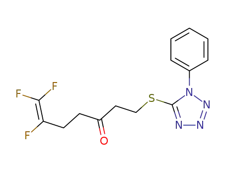 6,7,7-trifluoro-1-[(1-phenyl-1H-tetrazol-5-yl)thio]-6-hepten-3-one
