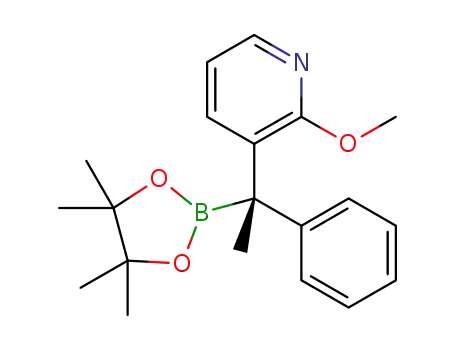(R)-2-methoxy-3-(1-phenyl-1-(4,4,5,5-tetramethyl-1,3,2-dioxaborolan-2-yl)ethyl)pyridine