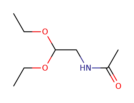 Molecular Structure of 85483-61-0 (acetamido acetaldehyde diethyl acetal)