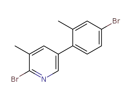 2-bromo-5-(4-bromo-2-methylphenyl)-3-methylpyridine