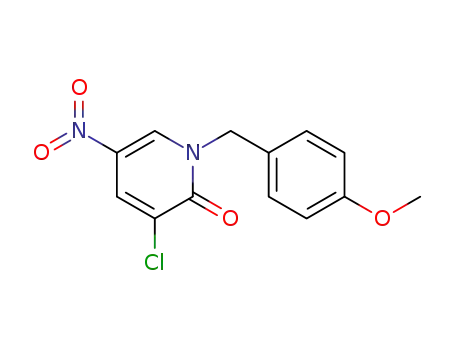 3-chloro-1-(4-methoxy-benzyl)-5-nitro-1H-pyridin-2-one