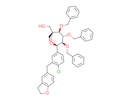 [(1S,2S,3S,4R,5S)-2,3,4-tribenzyloxy-5-[4-chloro-3-(2,3-dihydrobenzofuran-5-ylmethyl)phenyl]-6,8-dioxabicyclo[3.2.1]octan-1-yl]methanol