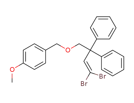 1,1-dibromo-4-((4-methoxybenzyl)oxy)-3,3-diphenylbut-1-ene