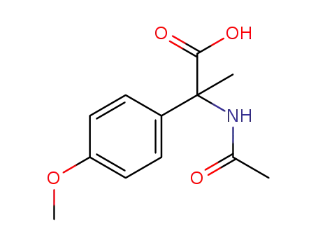 Benzeneacetic  acid,  -alpha--(acetylamino)-4-methoxy--alpha--methyl-
