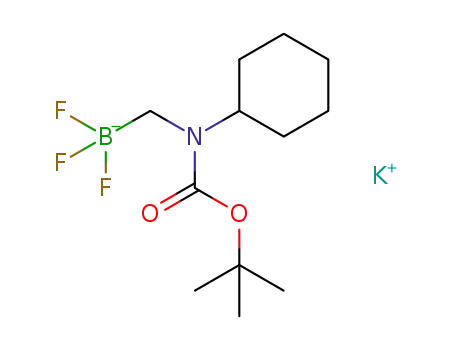 Molecular Structure of 1397275-19-2 (potassium tert-butyl cyclohexyl{(trifluoroborato)methyl}carbamate)