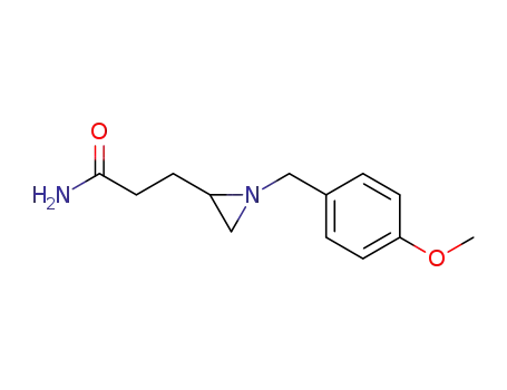 3-[1-(4-methoxybenzyl)aziridin-2-yl]propionamide