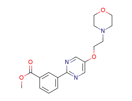 methyl 3-[5-(2-morpholin-4-ylethoxy)pyrimidin-2-yl]benzoate