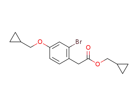 cyclopropylmethyl [2-bromo-4-(cyclopropylmethoxy)phenyl]acetate
