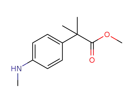 methyl 2-methyl-2-(4-(methylamino)phenyl)propanoate