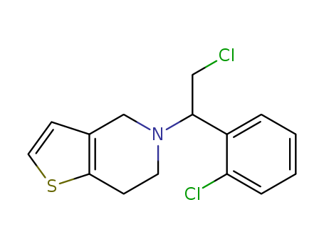 5-(2-chloro-1-(2-chlorophenyl)ethyl)-4,5,6,7-tetrahydrothieno[3,2-c]pyridine
