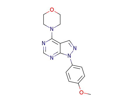 4-[1-(4-methoxyphenyl)-1H-pyrazolo[3,4-d]pyrimidin-4-yl]morpholine