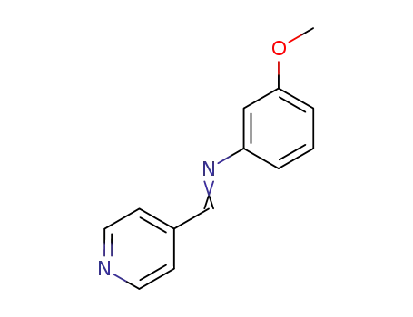 3-Methoxy-N-(4-pyridinylmethylene)benzenamine