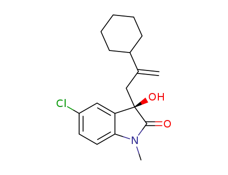 (R)-5-chloro-3-(2-cyclohexylallyl)-3-hydroxy-1-methylindolin-2-one