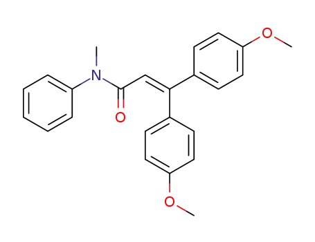 3,3-bis(4-methoxyphenyl)-N-methyl-N-phenylacrylamide