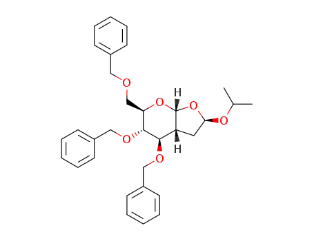 (2S,3aR,4R,5S,6R,7aR)-4,5-bis(benzyloxy)-6-[(benzyloxy)methyl]-2-isopropoxyhexahydrofuro[2,3-b]pyran