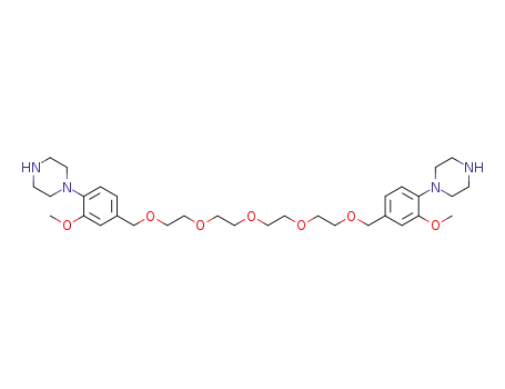 1,1'-[2,5,8,11,14-pentaoxapentadecane-1,15-diylbis(2-methoxy-4,1-phenylene)]dipiperazine