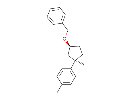 1-((1R,3S)-3-(benzyloxy)-1-methylcyclopentyl)-4-methylbenzene